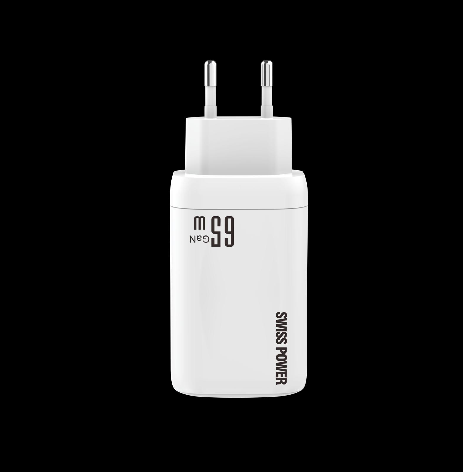 Swiss Power 65W GaN Hızlı Şarj Adaptörü